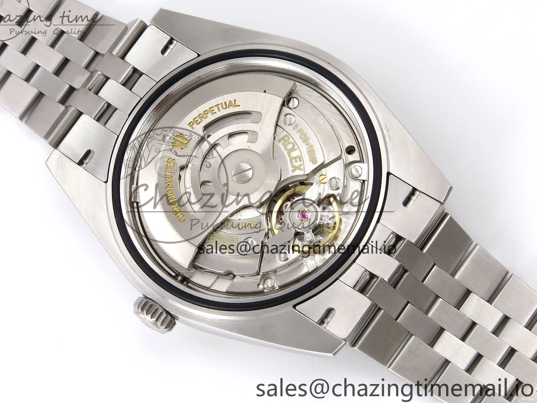 MiroTime 0515 Timeless DateJust 41 126334 EWEF Best Edition Gray Diamonds Dial on Jubilee Bracelet A 1042